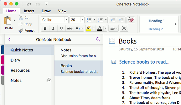 copy text from picture onenote for mac